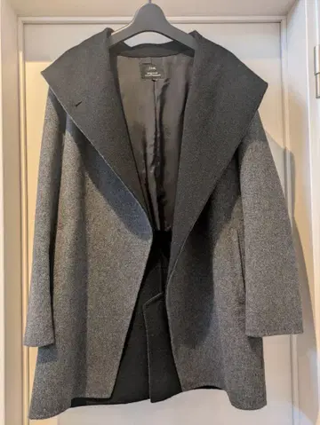 [새상품급] 23구 후디드 코트 사이즈 38 그레이