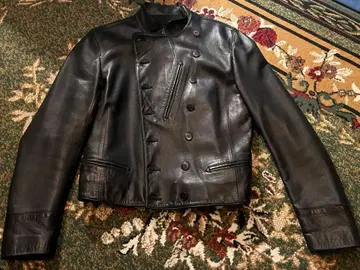 agnes b 아그네스베 나폴레옹 가죽 자켓 사이즈 1 프랑스제