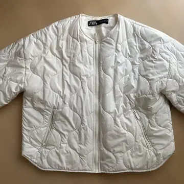 ZARA 퀼팅 자켓 M 화이트