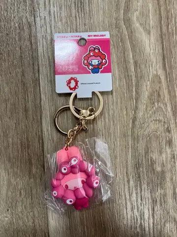 신오사카 한정 산리오 미야쿠미야쿠 키링 마이멜로디 최애 컬러