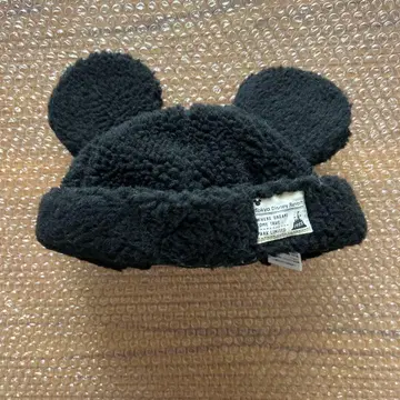 디즈니 귀달린 보아 캡 모자 블랙 미키 팬캡