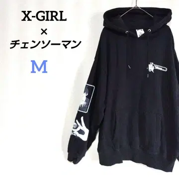 엑스걸 체인소 맨 콜라보 풀오버 후드티 후지모토 타츠키 완판템