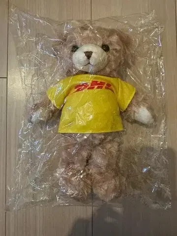 DHL 판촉물 레어 곰 봉제 인형 미사용 새상품