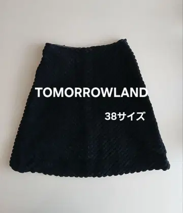 TOMORROWLAND 겨울 스커트 디자인 블랙 스커트
