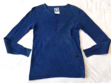 G-STAR RAW 지스타로우 인디고 헨리넥 서멀 L