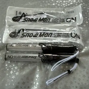 Snow Man Dome Tour 2025-2026 ON 응원봉 2개