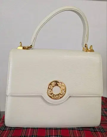 모리 하나에 아이보리 2way 핸드백