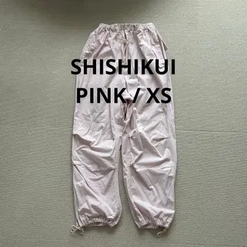SHISHIKUI 시시쿠이 파라슈트 팬츠 PINK XS