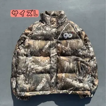 90 로고 리치 퍼퍼 재킷 리얼 트리