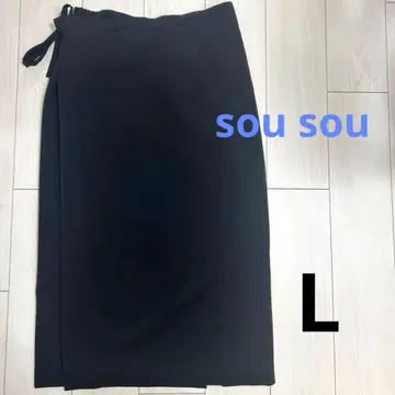 SOU SOU 모슬린 코시키 블랙 L 사이즈