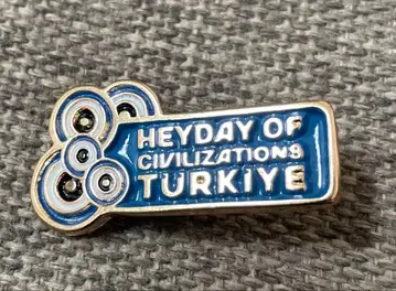 오사카 간사이 박람회 터키관 한정판 핀 배지