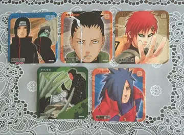 NARUTO전 종이 코스터 5종 세트
