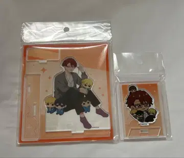 망각 배터리 망바 치하야 슌페이 봉제 인형과 함께 미니 아크릴 스탠드