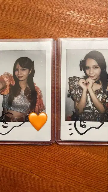 CANDY TUNE (냔츄) 미나미 나츠 사인 포함 폴라로이드 2장 세트