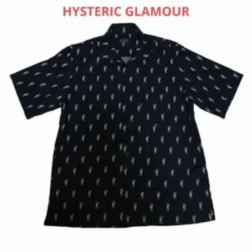 HYSTERIC GLAMOUR 반팔 셔츠 블랙 L 사이즈