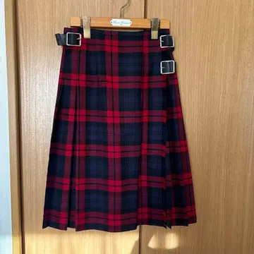 O'NEIL 오닐 오브 더블린 플리츠 스커트 무릎 기장 36