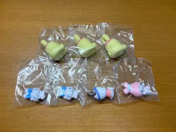 산리오 변신 토끼 피규어 7개 세트