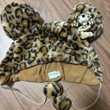 팬캡 미니 레오파드 무늬 모자 디즈니