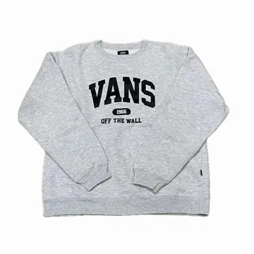 VANS 그레이 맨투맨 1966 오프 더 월 맨투맨