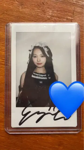 CANDY TUNE 캬츄 키리하라 미즈키 친필 사인 폴라로이드