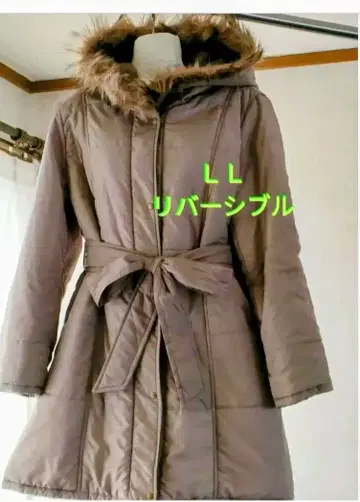 퍼, 리버서블 롱 코트 LL 사이즈