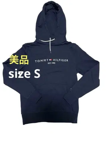 새상품급 타미힐피거 후드티 후디 네이비 로고 맨투맨 긴팔
