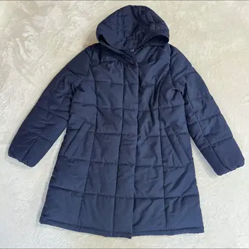 슈라루 후드 부착 패딩 자켓 네이비 여성용 LL