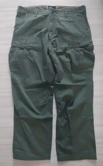 ALPHA INDUSTRIES 워크 팬츠 X-LARGE 올리브 그린