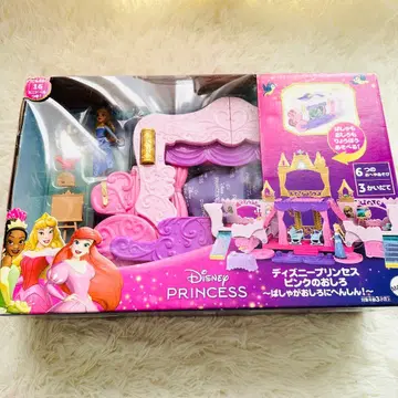 디즈니 프린세스 핑크 성 ~마차가 성으로 새상품급 스티커 결품