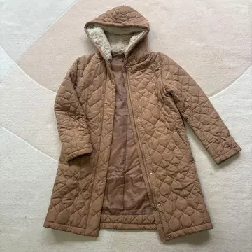 충전솜 롱 코트 여성용