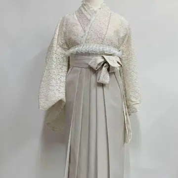 레이스 기모노 프릴 하카마 5종 세트 졸업식 하카마 세트 대학생 졸업식