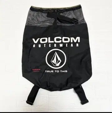 VOLCOM 백팩 아웃도어 백 메쉬 프린트 로고 [블랙]