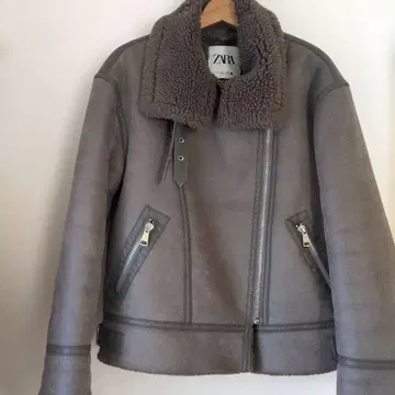 ZARA 페이크 무스탕 자켓 S