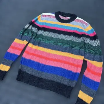 새상품급 Paul Smith 멀티 컬러 모헤어 니트 M