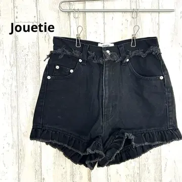 쥬에티 jouetie 데님 숏팬츠 [ S ] 청바지 블랙