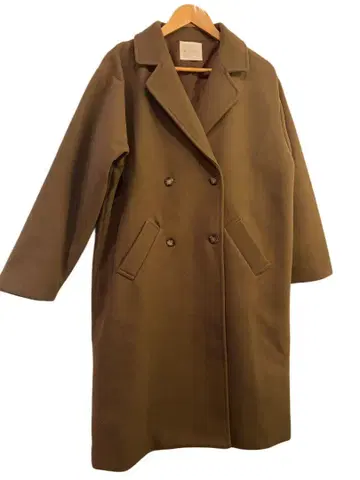 Ray Cassin 브라운 체스터 코트