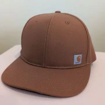 Carhartt 브라운 스냅백 캡