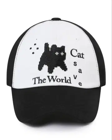 CATSAVETHEWORLD 캡 블랙