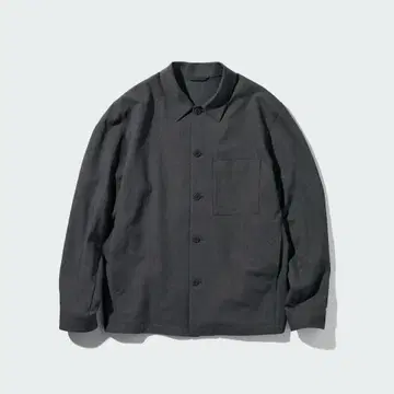 [ 유니클로 ] 감동 셔츠 자켓/울 라이크