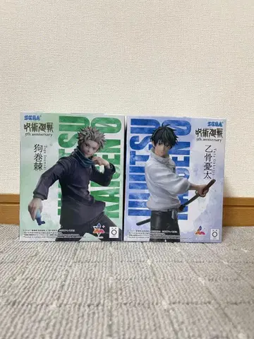 주술회전 라운드원 한정판 피규어 옷코츠 유타 & 이누마키 토게 2개 세트