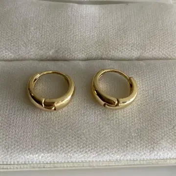 s925 실버 귀걸이 골드 컬러