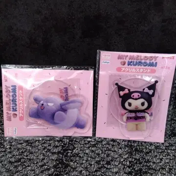 My Melody & Kuromi 아크릴 스탠드 쿠로미 바쿠 세트