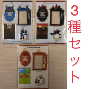포켓몬 센터 온라인 아크릴 스탠드 3종