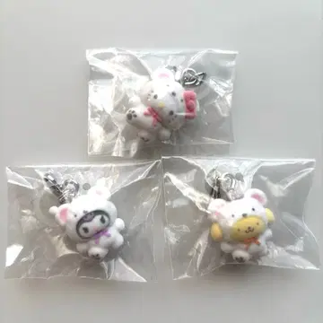 메지루시 액세서리 폭신폭신 스노우 산리오 헬로키티 쿠로미 푸딩