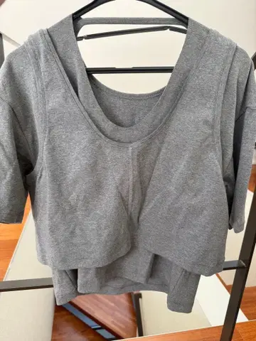 Anuke 레이어드 코튼 상의