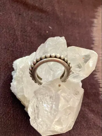 STEPHEN DWECK 비즈 장식 실버 핑키링