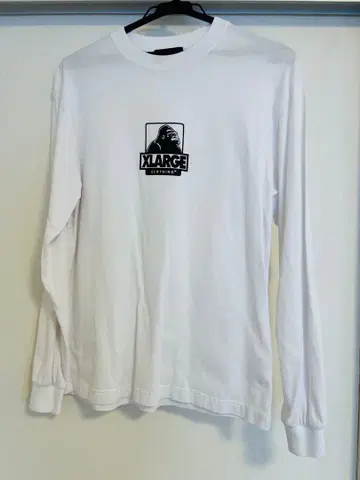 XLARGE 화이트 S 긴팔 티셔츠 엑스라지