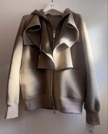 sacai 25ss 후디 후드티 베이지