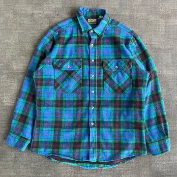90s PRIVATE PROPERTY flannel shirt USA