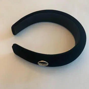 Chapeaud'O 스웨이드 헤어밴드 블랙